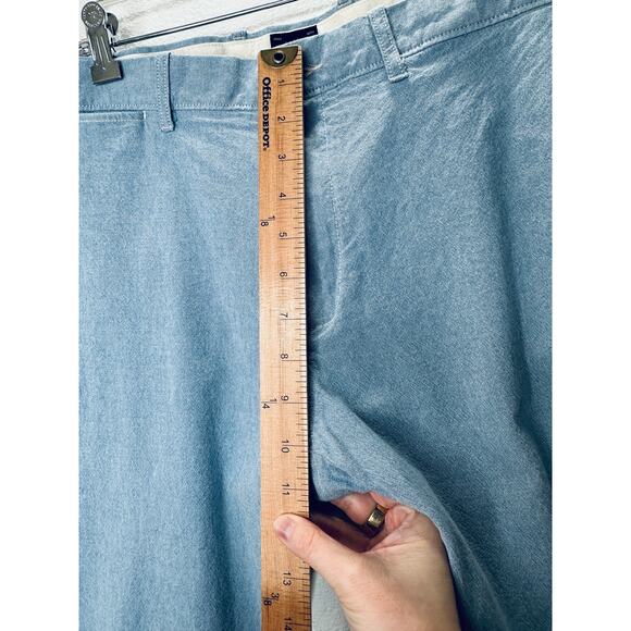 J. Crew Light Blue Chambray 484 Slim Stretch Trouser Pant 36 / 32 - Picture 14 of 15